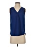Gibson Blue Sleeveless Blouse Size XS - photo 1
