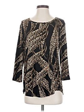Jm Collection 3/4 Sleeve Blouse