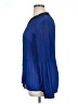 NY Collection 100% Polyester Blue Long Sleeve Blouse Size XL - photo 5