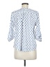 Maple 100% Polyester Blue 3/4 Sleeve Blouse Size M - photo 2