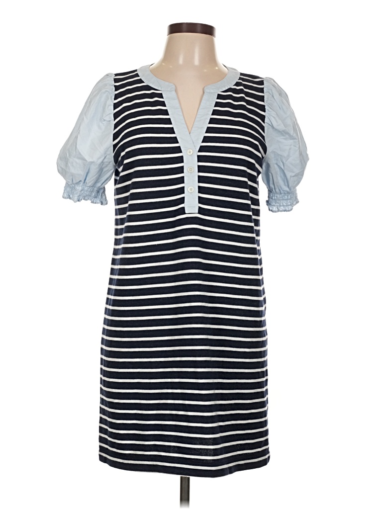 Pre-owned Ann Taylor Loft Casual Dress In Blue