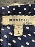 Monteau Polka Dots Blue Short Sleeve Blouse Size L - photo 7