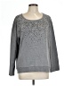 Apt. 9 Stars Gray Pullover Sweater Size L - photo 1