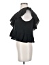 Lilya 100% Cotton Black Sleeveless Blouse Size XS - photo 5