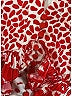 Self-Portrait 100% Polyester Hearts Red Cocktail Dress Size 6 - photo 9