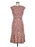 Connected Apparel Chevron-herringbone Brown Cocktail Dress Size 6 - photo 2