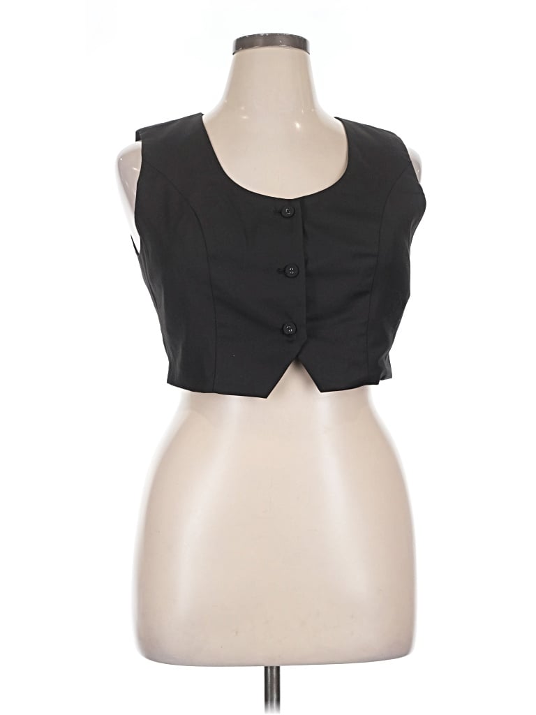 Commense Sleeveless Blouse In Black