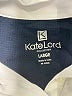 Kate Kasin Ivory Short Sleeve Polo Size L - photo 7