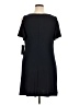 MSK Solid Black Casual Dress Size XL - photo 2