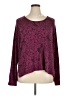 Donna Karan New York Paisley Burgundy Pullover Sweater Size XL - photo 1
