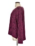Donna Karan New York Paisley Burgundy Pullover Sweater Size XL - photo 5