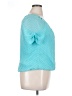 DressBarn 100% Polyester Teal Short Sleeve Blouse Size XL (petite) - photo 4