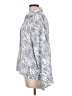 Splendid 100% Polyester Print Blue 3/4 Sleeve Blouse Size L - photo 5