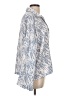 Splendid 100% Polyester Print Blue 3/4 Sleeve Blouse Size L - photo 4