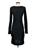 Leith Solid Black Casual Dress Size S - photo 2