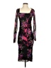 Unbranded Graphic Black Cocktail Dress Size S (estimated) - photo 1