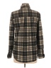 Casa Cabana Plaid Brown Long Sleeve Blouse Size M - photo 2