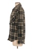 Casa Cabana Plaid Brown Long Sleeve Blouse Size M - photo 5