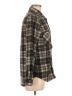 Casa Cabana Plaid Brown Long Sleeve Blouse Size M - photo 4