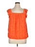 LC Lauren Conrad Orange Sleeveless Blouse Size XXL - photo 1