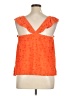 LC Lauren Conrad Orange Sleeveless Blouse Size XXL - photo 2
