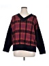 Cj Banks Plaid Black Pullover Sweater Size 1X - photo 1
