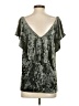 Material Girl Green Short Sleeve Blouse Size S - photo 2