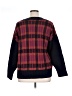 Cj Banks Plaid Black Pullover Sweater Size 1X - photo 2