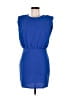 TCEC 100% Polyester Solid Blue Cocktail Dress Size M - photo 1