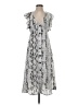 Laundry by Shelli Segal 100% Polyester Silver Casual Dress Size XS - photo 1