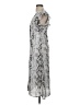 Laundry by Shelli Segal 100% Polyester Silver Casual Dress Size XS - photo 5