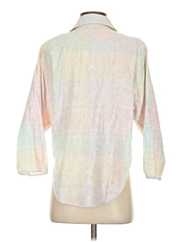Just Cristina 3/4 Sleeve Button-Down Shirt (view 2)
