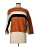 Lumiere Color Block Orange Pullover Sweater Size L - photo 1
