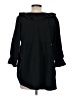 Zesica 100% Viscose Black 3/4 Sleeve Blouse Size M - photo 2