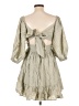 My-kim Collection 100% Polyester Gray Green Cocktail Dress Size L - photo 2