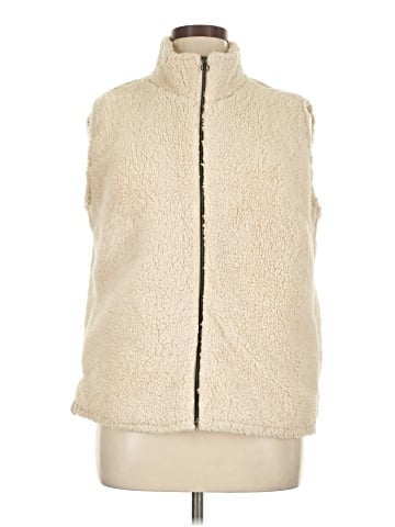 Christopher & Banks Faux Fur Vest (view 1)