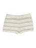 Ann Taylor LOFT 100% Cotton Stripes Ivory Shorts Size 4 (petite) - photo 1