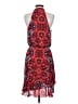 Parker 100% Polyester Paisley Red Cocktail Dress Size S - photo 2