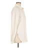 Lyssé Ivory Long Sleeve Button-Down Shirt Size M - photo 4