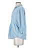 Zara Blue 3/4 Sleeve Button-Down Shirt Size S - photo 5