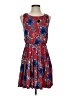 Unbranded 100% Polyester Paisley Red Casual Dress Size 2 - photo 1