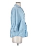 Zara Blue 3/4 Sleeve Button-Down Shirt Size S - photo 4