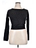Pink Dot Black Long Sleeve Top Size XL - photo 1