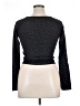 Pink Dot Black Long Sleeve Top Size XL - photo 2