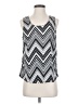 Skies Are Blue 100% Polyester Silver Sleeveless Blouse Size S - photo 1