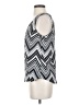 Skies Are Blue 100% Polyester Silver Sleeveless Blouse Size S - photo 5