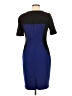 PREMISE Color Block Blue Cocktail Dress Size 6 - photo 2