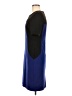 PREMISE Color Block Blue Cocktail Dress Size 6 - photo 5