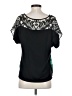 Alfani 100% Polyester Green Short Sleeve Blouse Size S (petite) - photo 2