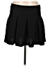 Caution to the Wind Solid Black Casual Skirt Size L - photo 1